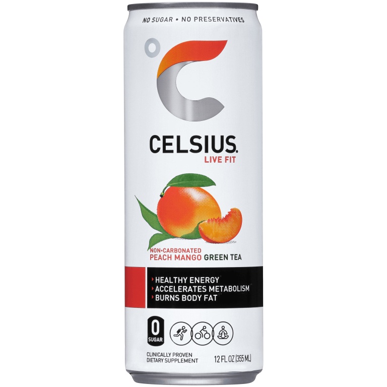 Celsius Peach Mango Tea 12oz Can – Town & Country Supermarket Liquors