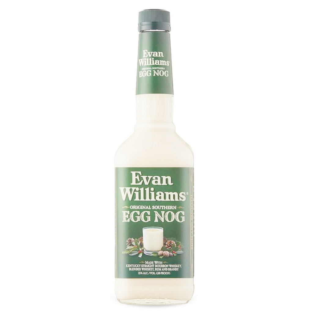 Evan Williams Egg Nog Liqueur with Bourbon Whiskey Town & Country