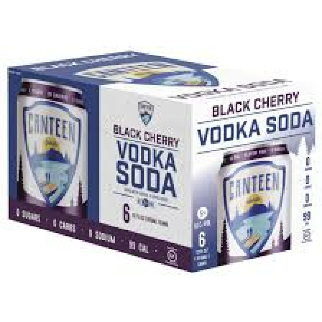 Canteen Vodka Soda Black Cherry Town & Country Supermarket Liquors