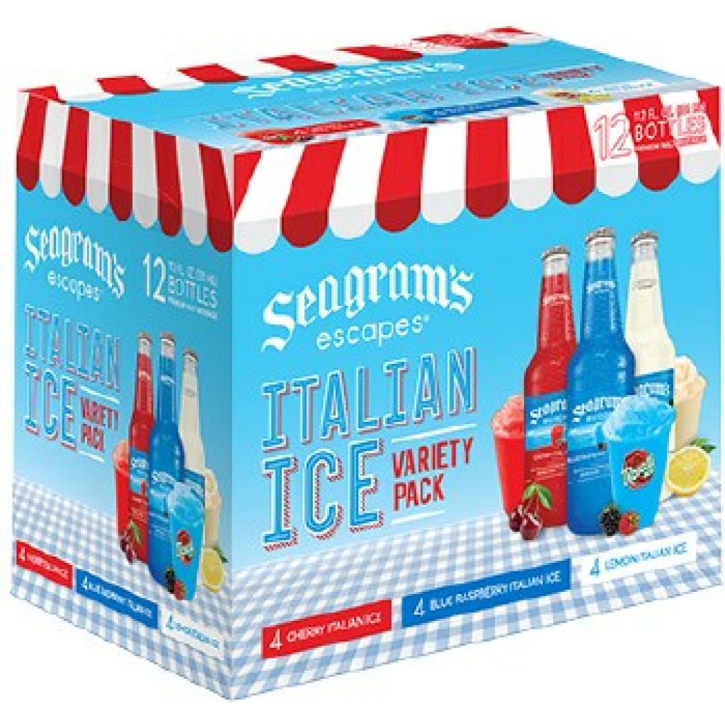 Seagrams Escapes Italian Ice Variety 12 Pack Town And Country Supermarket Liquors 0402