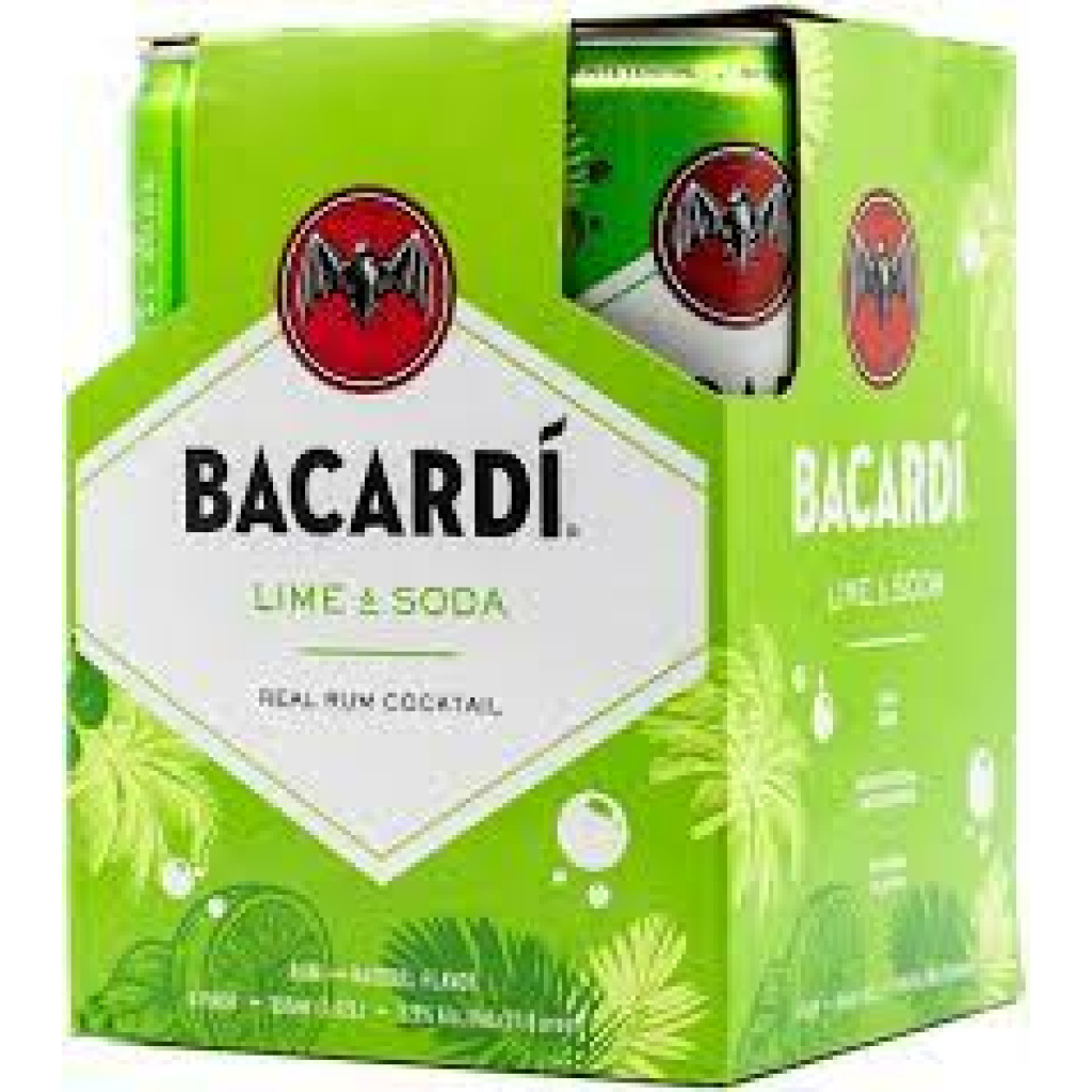 Bacardi Lime Soda Town & Country Supermarket Liquors