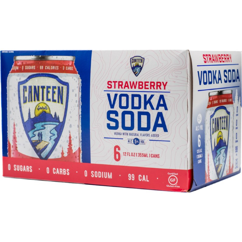 Canteen Strawberry Vodka Soda Town & Country Supermarket Liquors